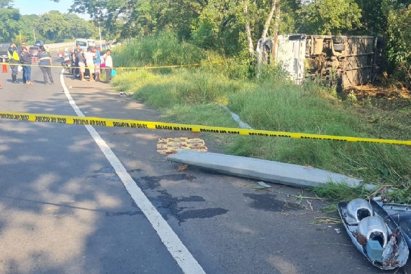 El último control fue en el área de Divisa, a pocos kilómetros del lugar donde ocurrió el accidente. Foto. Thays Domínguez