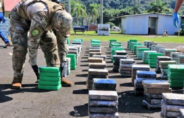 Las autoridades de Panamá incautaron en 2022 de la cantidad histórica de 138,41 toneladas de drogas.
