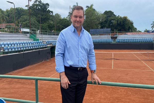 Juan Fondevila, nuevo presidente de la Federación Panameña de Tenis.  Foto: Cortesía