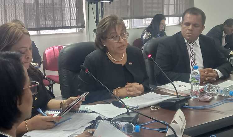 La ministra Herrera expuso las principales necesidad de su cartera. El MEF realizó un recorte de cerca de $8 millones a lo solicitado. Foto: Francisco Paz