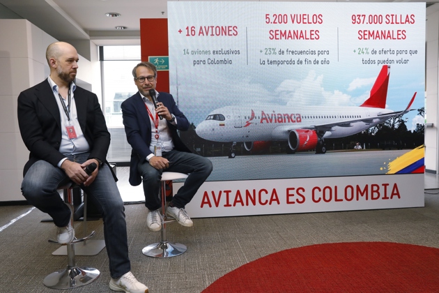 La aerolínea Avianca, fundada en Colombia hace 104 años, hace importante inversión. Foto: EFE