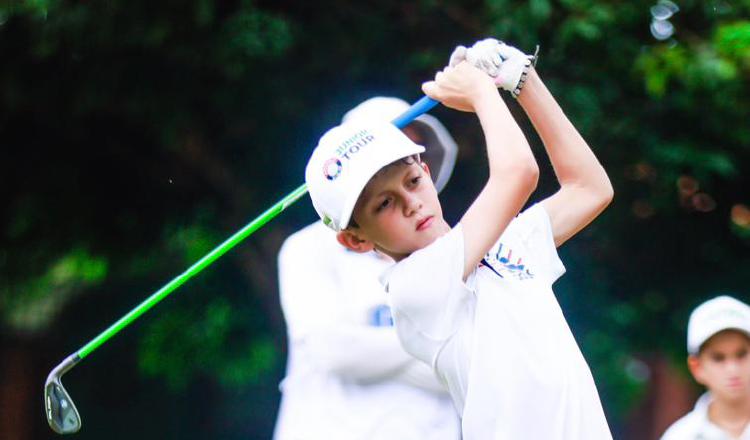 El golfista, Juan Raúl Boyd. Foto: Cortesía