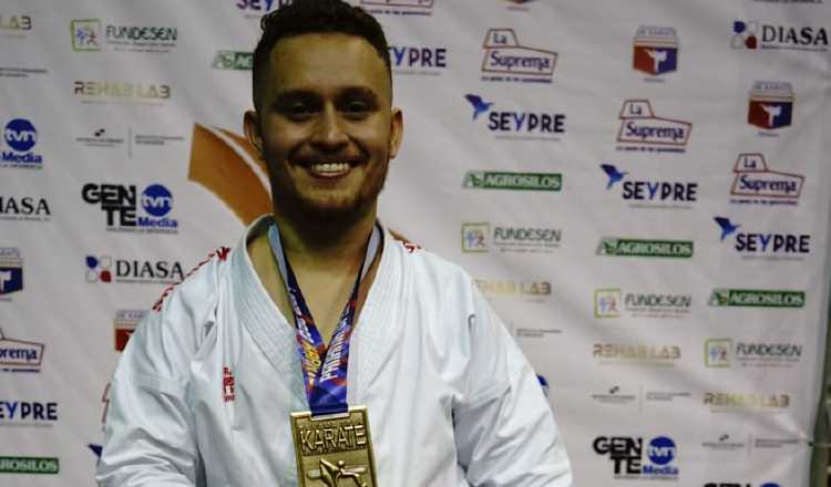 Héctor Cención, karateca panameño. Foto: Cortesía