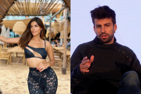 Miriam Saavedra y Gerard Piqué. Fotos: Instagram / Archivo