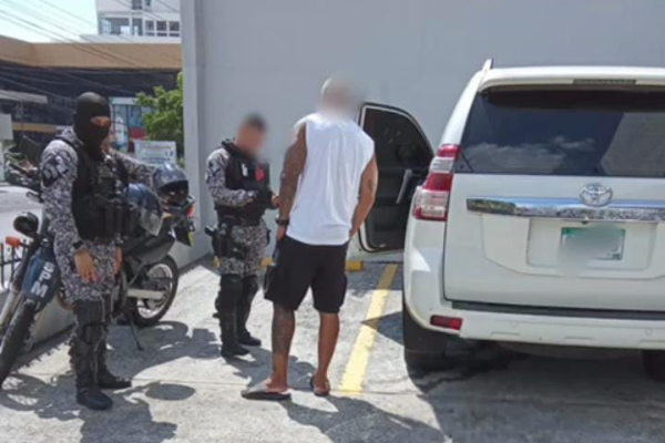 Momento de la detención. Foto: Policía Nacional 
