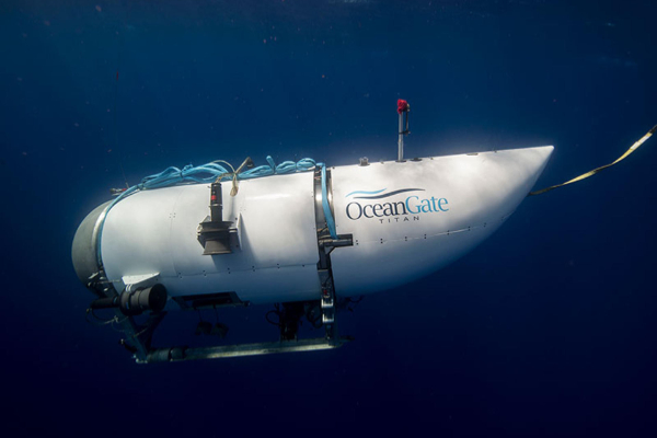 Sumergible Titan, de OceanGate. Foto: EFE