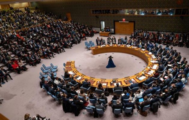 Sesión plenaria del Consejo de Seguridad de la ONU, en la sede de las Naciones Unidas, en Nueva York. Foto: EFE