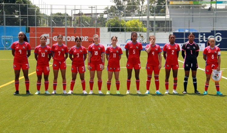 Selección femenina Sub17 de Panamá Foto: Fepafut