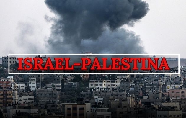 Israel bombardea durante la noche 500 objetivos de milicias palestinas en Gaza. Foto: EFE