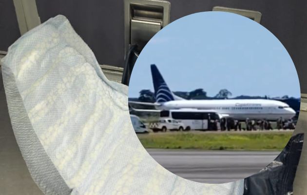 La aeronave de Copa Airlines del vuelo 393 B737-800 con destino a Tampa, Estados Unidos, retornó hoy al Aeropuerto Internacional de Tocumen. Foto: Cortesía