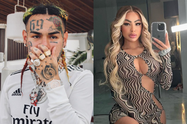 Tekashi 6ix9ine y  Yailin 'La más viral'. Foto: Instagram