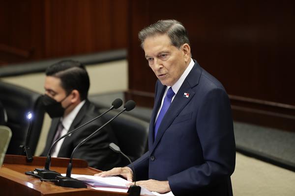 Presidente Laurentino Cortizo.