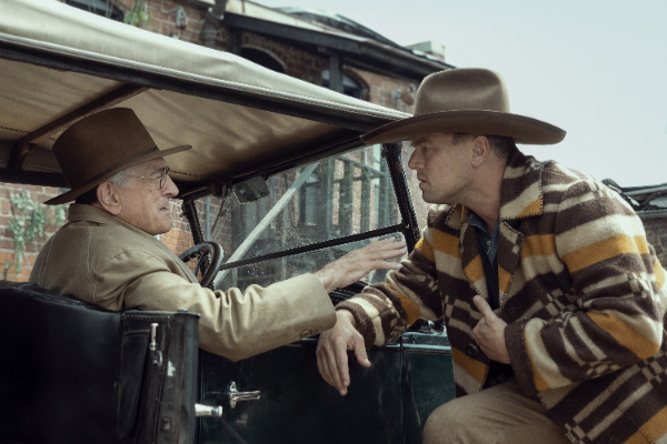 Robert De Niro y Leonardo DiCaprio. Foto:  Apple TV+