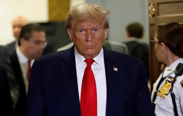 Donald Trump acudió a la sala por cuarta vez. Foto: EFE