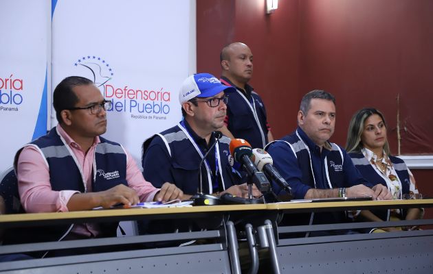 La Defensoría del Pueblo dio un informe de lo acontecido durante las protestas en la Plaza 5 de Mayo. Foto: Cortesía
