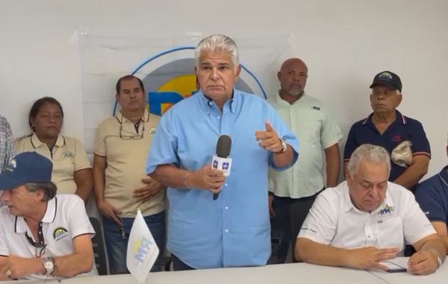 El candidato a vicepresidente por los partidos Realizando Metas (RM) y Alianza, José Raúl Mulino.