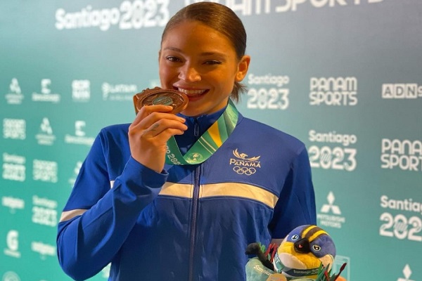 Panameña derrotó a la  venezolana Alexmar Sulbarán para llevase el bronce. Foto: COP