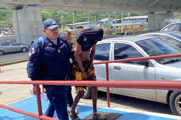 Al ciudadano Alberto Ariel Ábrego, alias “Suru” de 20 años,  le imputaron cargos por el delito de homicidio doloso agravado. Foto. Eric Montenegro