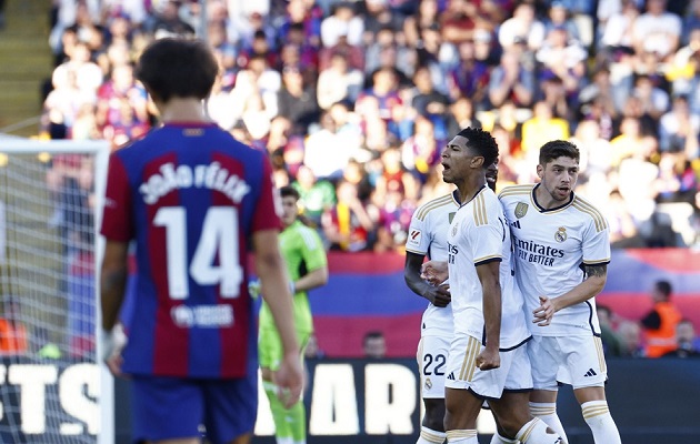 El Real Madrid aumenta la diferencia de puntos con el Barcelona. Foto: EFE