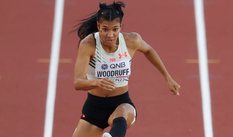 Gianna Woodruff,  competirá en los 400 metros con vallas. Foto: EFE