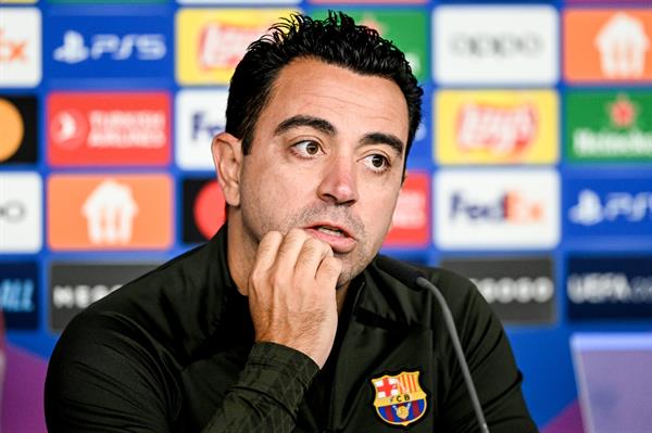 Xavi Hernández, técnico del Barcelona. Foto: EFE