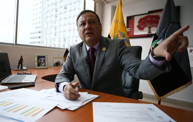  El ministro ecuatoriano del Interior, Juan Zapata. Foto: EFE