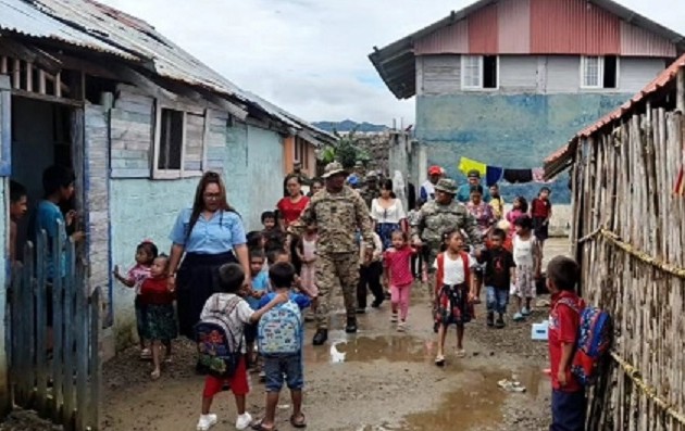 Este tipo de acción comunitaria va dirigida a reforzar la convivencia pacífica entre sus pobladores. Foto: Diomedes Sánchez