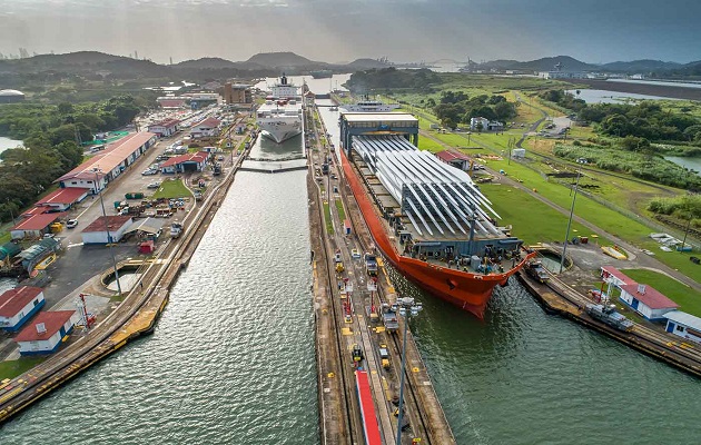 Canal de Panamá enfrenta limitaciones debido a la falta de lluvias. Foto: Canal de Panamá