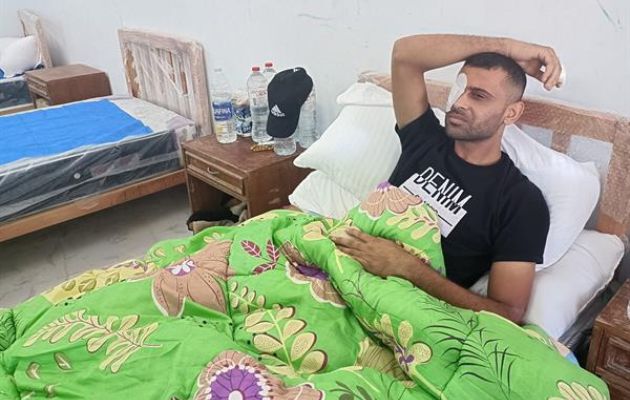 500 foreigners crossed from Gaza to Egypt and seven were injured