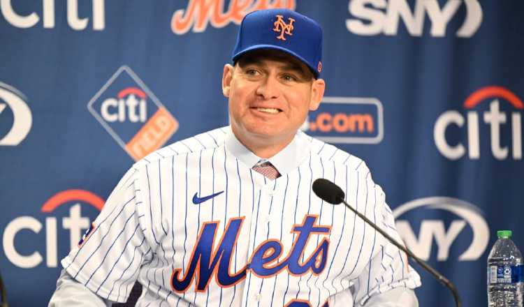 Venezuelan Carlos Mendoza, the new manager of the Mets