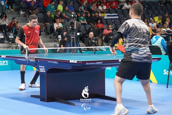 Panamá inició su participación en el Para Tenis de Mesa en Santiago 2023. Foto: Pandeportes