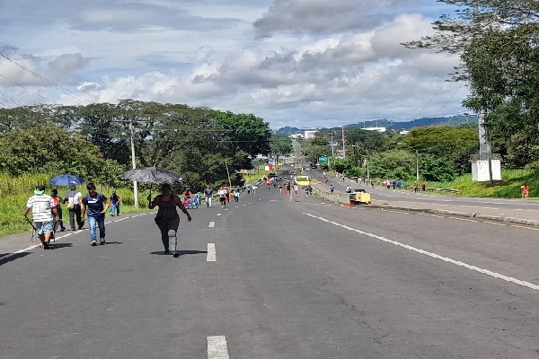 Los cierres en la provincia de Chiriquí se han ejecutado en 32 puntos por más de 20 días. Foto. José Vásquez