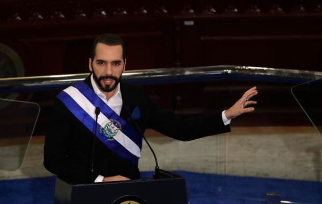 El presidente de El Salvador, Nayib Bukele. Foto: EFE