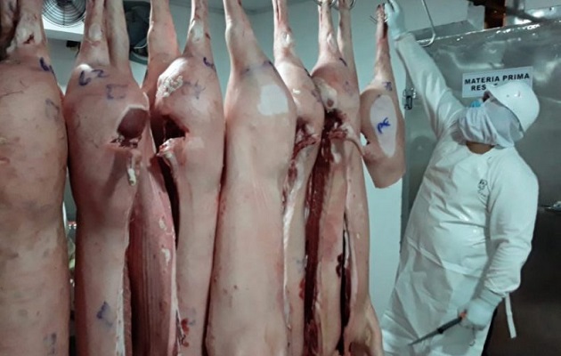 El programa surgió para adquirir el exceso de oferta de la producción nacional de cerdo. Foto: Cortesía/Mida