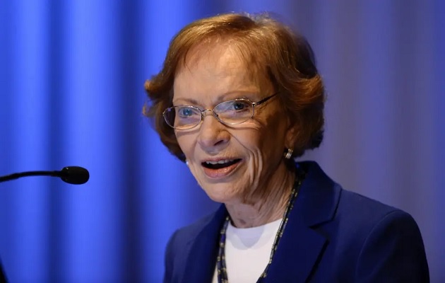 La ex primera dama de los Estados Unidos Rosalynn Carter, en una fotografía de archivo.  Foto: EFE