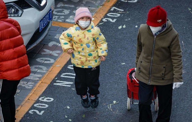 Las autoridades chinas están alertas ante el aumento de este tipo de neumonía. Foto: EFE