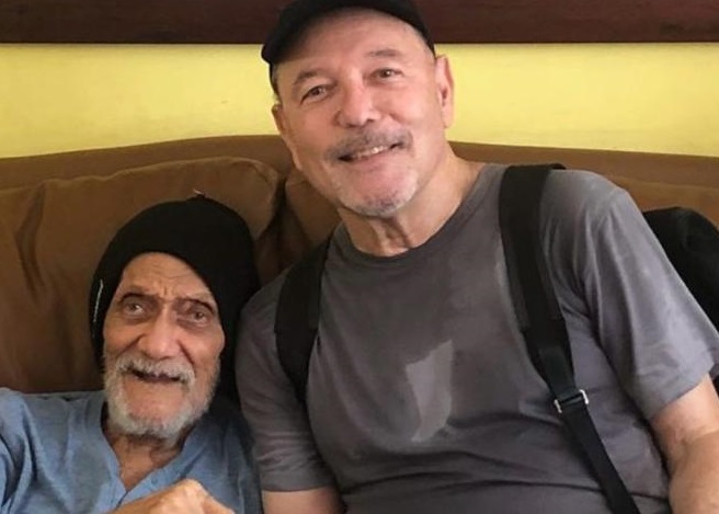 Rubén Blades junto a su papá. Foto: Instagram