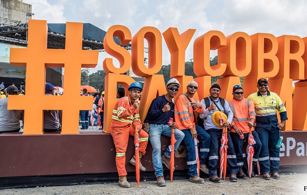 Trabajadores piden al Gobierno pararse firme con sus puestos de empleo. Foto: Cortesía/ Cobre Panamá