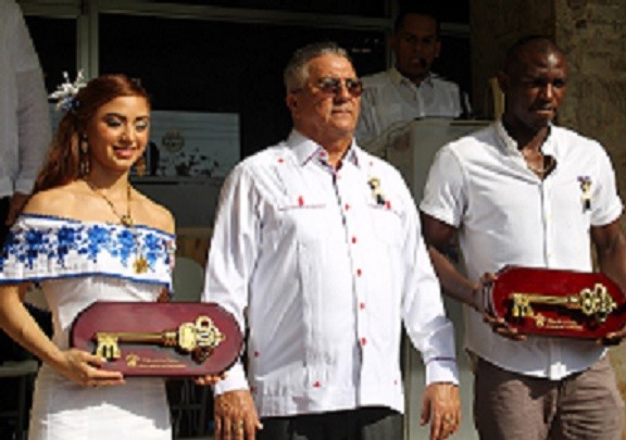  Fueron distinguidos la judoca Lilian Cordones Ruíz y el pugilista Eduardo Beckford Chambers. Foto: Eric A. Montenegro