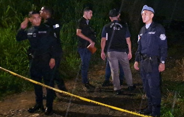 En La Invasión, la Policía Nacional llegó para acordonar toda la escena. Foto/Cortesía En La Invasión, la Policía Nacional llegó para acordonar toda la escena. Foto/Cortesía