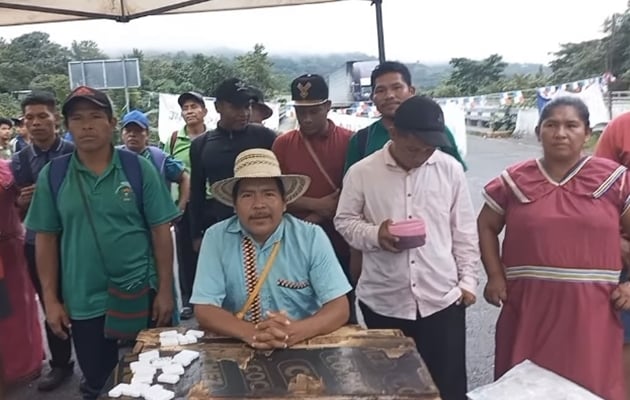 El dirigente Toribio García recalcó que ya el Oriente Chiricano volverá a la normalidad con esta promulgación en la Gaceta Oficial. Foto. Archivo