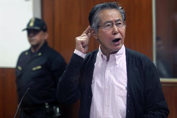 El expresidente peruano Alberto Fujimori. Foto: EFE