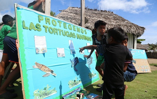  La comunidad de Armila en Guna Yala muestra a nivel mundial, su labor de conservación. Diomedes Sánchez 