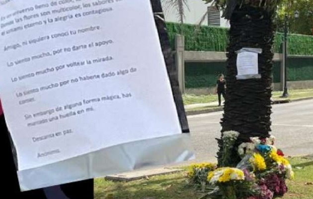 Brainer Santana era muy querido en la zona en la que vendía rosas.