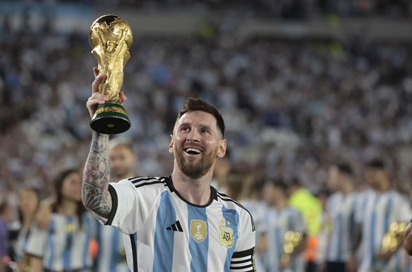 Messi fue campeón con Argentina. Foto: EFE