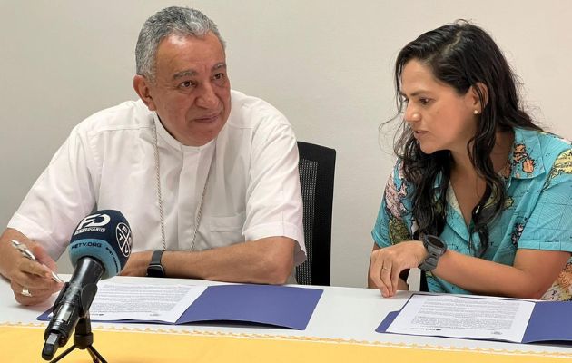 La Arquidiócesis de Panamá y ESRI Panamá firma alianza de observación electoral. Foto: Cortesía