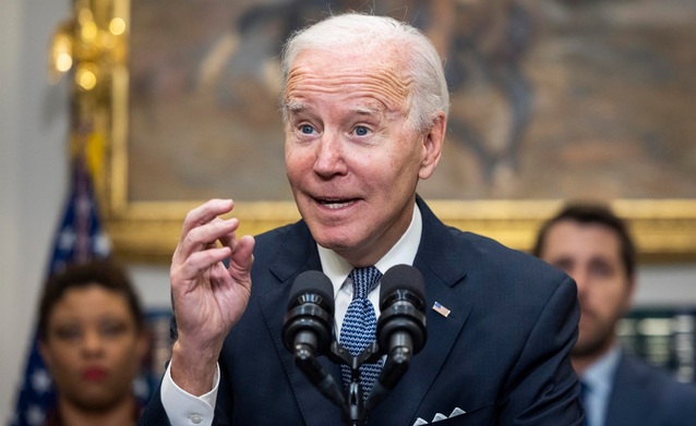 Biden mostró su desacuerdo tras los ataques de Rusia. Foto: EFE