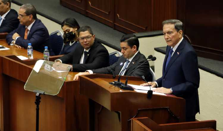 El presidente de la República de Panamá, Laurentino Cortizo, rindió el último informe de su gestión. Víctor Arosemena