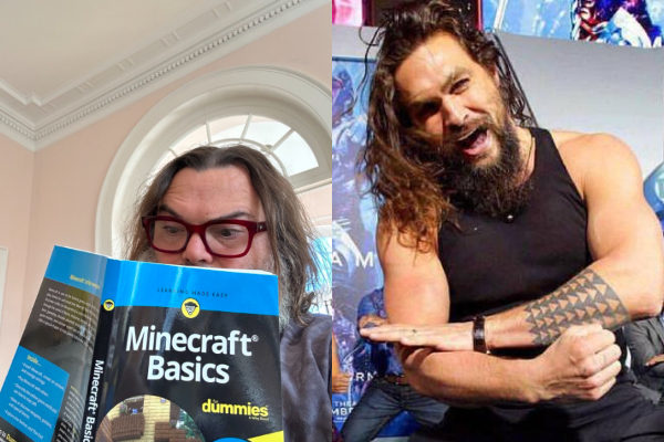 Jack Black y Jason Momoa. Foto: Instagram / Archivo 