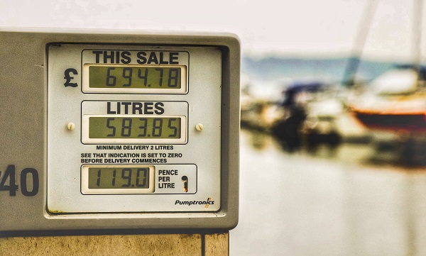 Fue en la tarde cuando los conductores utilizaron más el subsidio del combustible. Foto ilustrativa